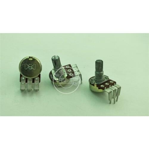 Original New 100% 148 Type single potentiometer B20K large bend foot handle length 15MM (SWITCH)