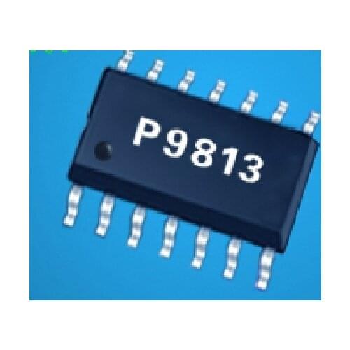 P9813 IC SOP14; 3-channel LED display driver / controller with a built-in MCU digital interface