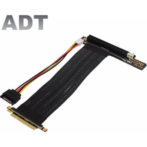 Pcie X8 To X16 RTX3060 PCI-E Riser Cable ,Multi-Card Motherboard BTC Miner PCI-Express 8x 16x Pcie Riser Adapter Extender Cable