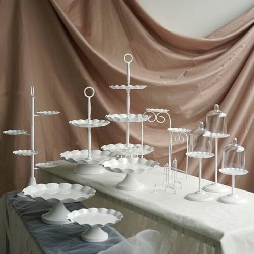 SWEETGO cupcake stand set 13 pieces dessert trays plate home wedding showcase decoration accessories cake tools
