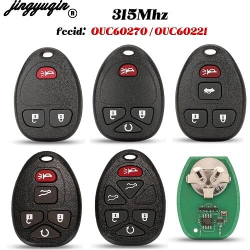 Jingyuqin Remote key For GMC Acadia Savana Sierra Yukon XL 1500 2007 2008 2009 2010 2011 2012 2013 2014 OUC60270 159134155