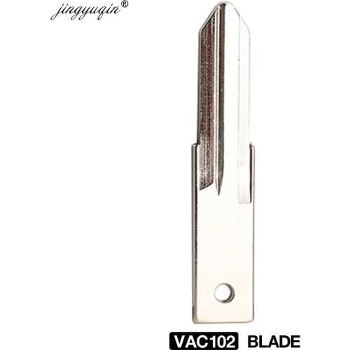 Jingyuqin VAC102 Remote Uncut key Blade For Renault Key Blank 20pcs/Lot Free shipping