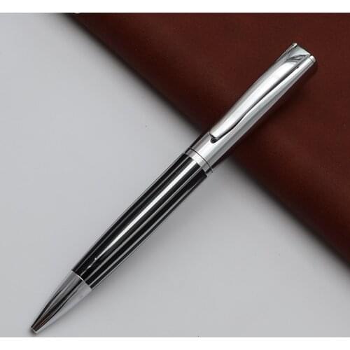 Baoer Metal Ballpoint Pen Men Women Signature Pen Business Writing Pen Office School Stationery