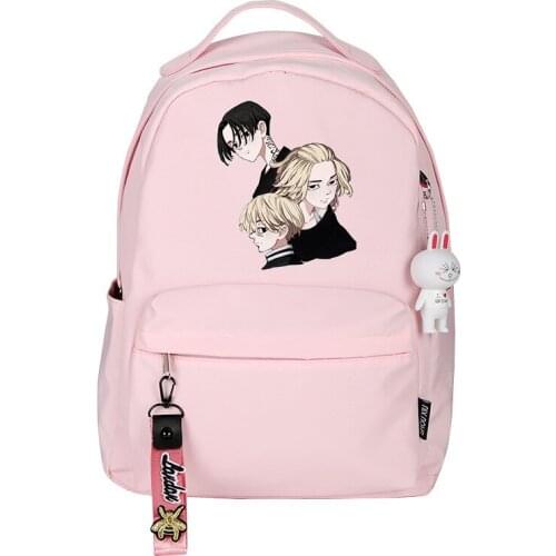 Anime Tokyo Revengers Swastika Schoolbag Manjiro Sano Student Backpack Mikey