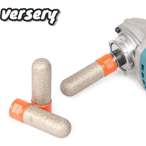 Free Shipping 1PC 20mm Angle Grinder M14 Thread Vacuum Brazed Diamond finger Bits Ball End Mill For Marble Ceramic Tile Granite