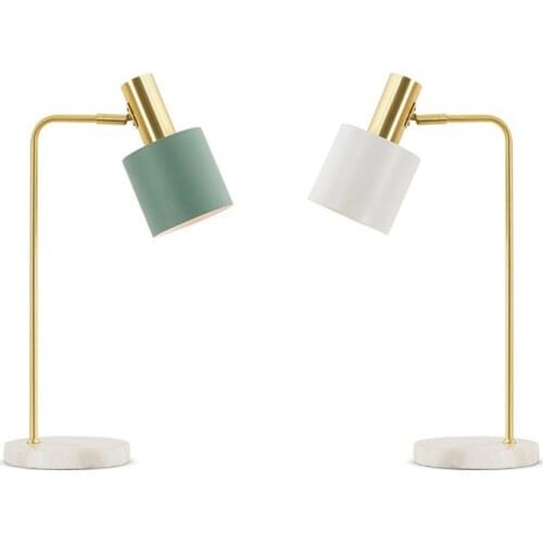 Modern led stone crystal table lamps for bedroom lampada da tavolo bedside lamp dining room lamp