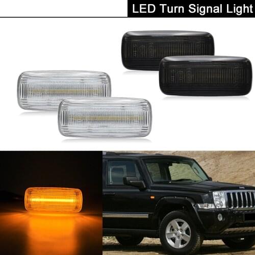 LED Side Marker Lamp Amber Turn Signal Light For Jeep Commander Patriot Compass Grand Cherokee For Chrysler 300C Dodge Lancia