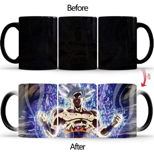 Super Warrior Heat Sensitive Mug BSKT-189 Changing Color Magic Mug Anime Game Milk Tea Coffee Mug Best Gift for Friends