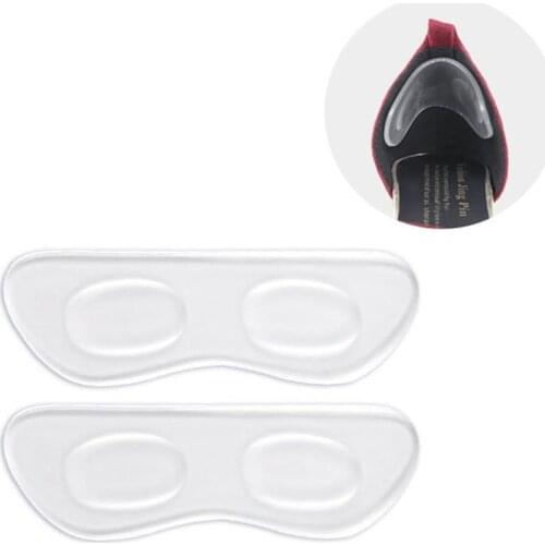Thick Silicone Gel Women Heel Inserts protector Foot feet Care Shoe Insert Pad Insole Cushion Massage Rear Foot Sticker Grips