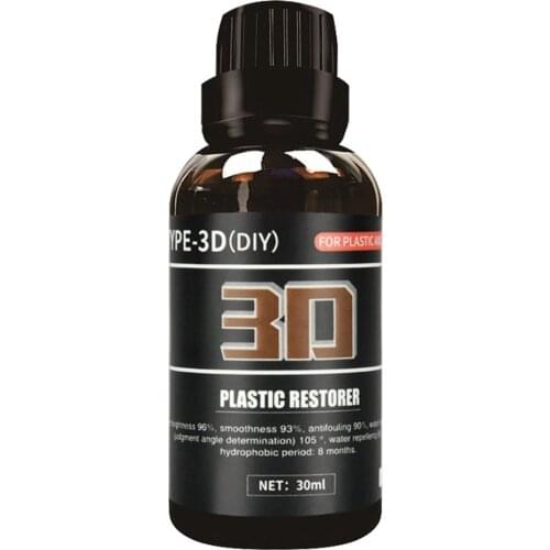 Universal Coating Wax For Tools 3D 30ML Car Anti-fouling Automobile Refurbished Plastic Crystal Plate Wax