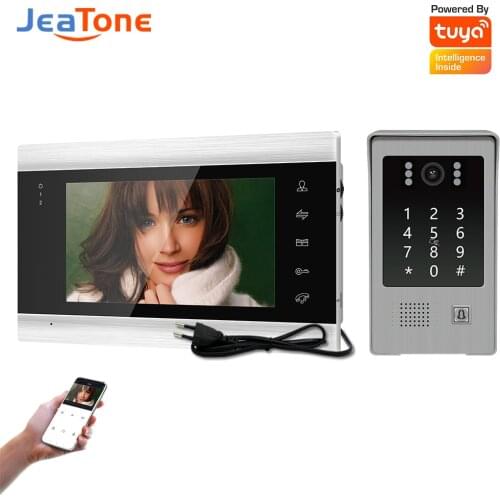 Doornanny 960P Smart Video Intercom System For Home Apartment Build-in Power Tuya Security Password Card Door Camera Monitor Kit