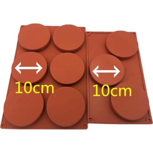 2020 Silicone Cake Pie Custard Tart Resin Mold Bakeware Coaster Tray Mould Chocolate Cake Mold Baking Pastry Decor Tops Tool