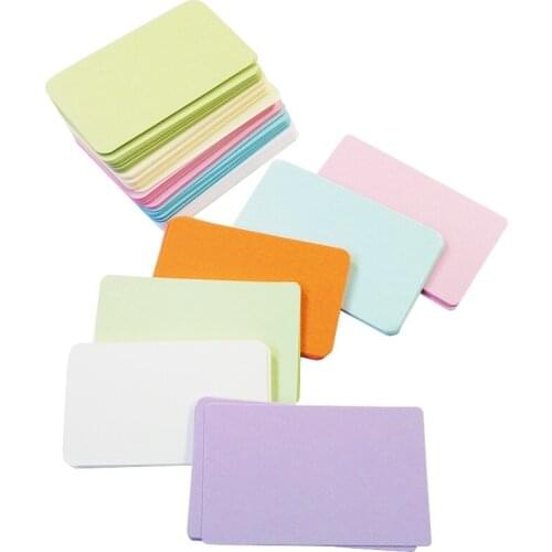 400 Pcs/lot Kraft Paper Card Message Memo Wedding Party Gift Cards Label Bookmarks Papel Kraft Word Card Wholesale