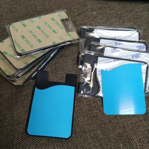 50pcs/lot Blank Sublimation Silicone Card case bag Printing Sublimation Ink Transfer DIY Print