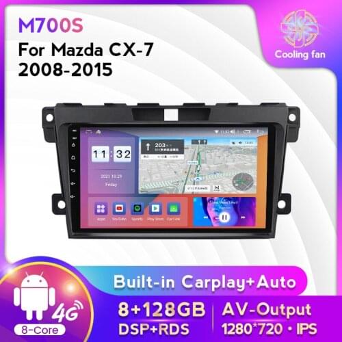 Android 11 Multimedia Player Video For 2008 2009 2010 2011-2015 MAZDA CX-7 CX7 CX 7 GPS Navi 2din Video Car Radio Head Unit WiFi