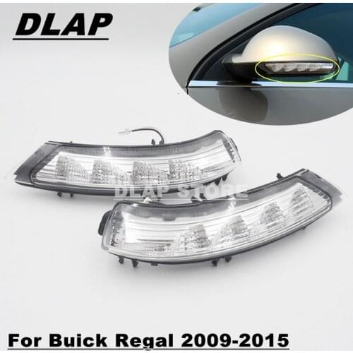 Car Lights 2PCS Rearview Mirror Turn Signal Blink Lamp Light For Buick Regal 2009 2010 2011 2012 2013 2014 2015