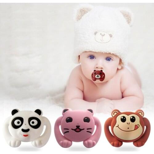 Baby Cute Cartoon Pacifier Soother Silicone Pacifier Funny Cartoon Nipple Orthodontic Infants Newborn Dropshipping