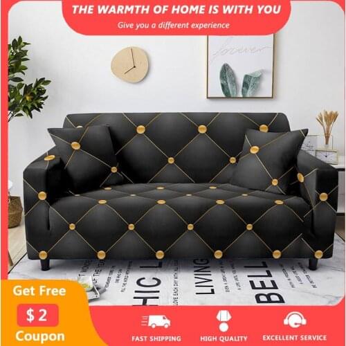 Elastic Sofa Covers Geometric Print Stretch Couch Covers Single Double Three Four Seat Sofa Covers for Living Room Slipcovers