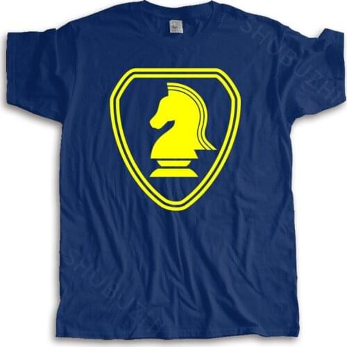 Cotton Tshirt mens summer Tops KNIGHT INDUSTRIES T SHIRT CAR VINTAGE KITT KNIGHT RIDER summer teeshirt plus size drop shipping