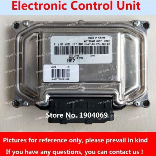 Engine Computer Board F01R00DG77 SA80-18-881 F01RB0DG77 ME7 ECU F01R00DG38 SA70-18-881 F01RB0DG38 For Hippocampus Car