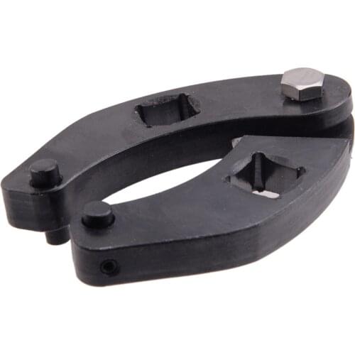 Adjustable Gland Nut Wrench 7463 Spanner Repair Tool Fit for Hydraulic Cylinders 1/4 & 7/32 inches Diameter Pinholes Black