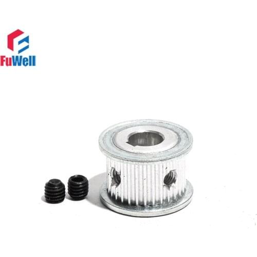 Timing Pulley S2M-30T with Keyway S2M 30Teeth Transmission Belt Pulley 7mm/11mm Belt Width 8/10mm Bore Toothed Gear Pulley
