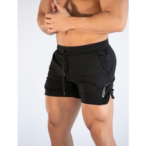 2021 New Men Fitness sports Shorts Man Summer Gyms Workout Male Breathable Mesh Quick Dry Sportswear Jogger Running Short pants
