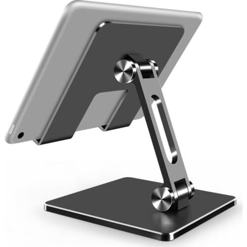 Tablet Stand Desktop Aluminum Tablet Holder Foldable Adjustable Angle Anti-Slip Holder For iPad Stand For Samsung Xiaomi Tablet