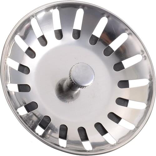 Bathroom Sink Strainer Stainless Steel Water Stopper Sink Water Filter Plug Kitchen Waste Filter Kitchen Gadgets