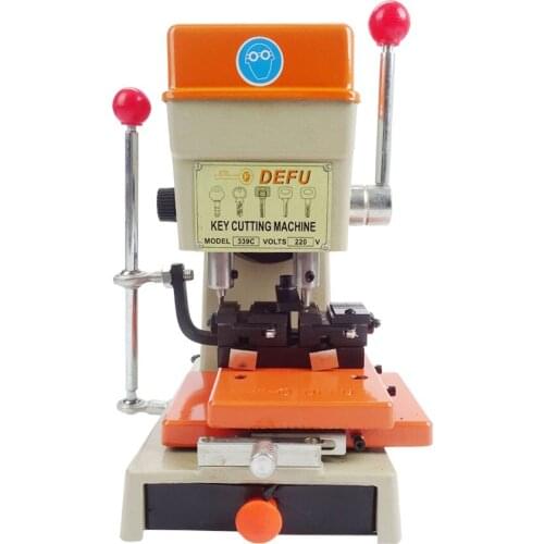 1PC 339C Vertical Key Cutter Defu Key Cutting Machine For Duplicating Security Keys Locksmith Tools Lock Pick Set 220V