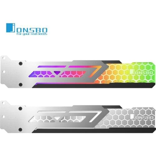 Jonsbo V3 Gorgeous Graphics Card Support Frame Chassis LED Video Card Holder Bracket for 3 Pin 5V ARGB Motherboard