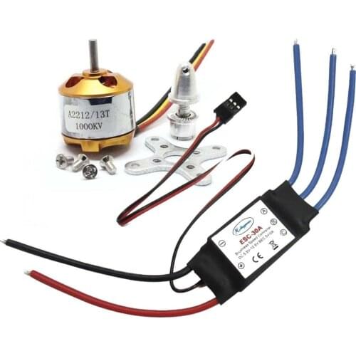 XXD A2212 1000KV Brushless Motor + 30A ESC for RC Multicopter F450 X525 Airplane