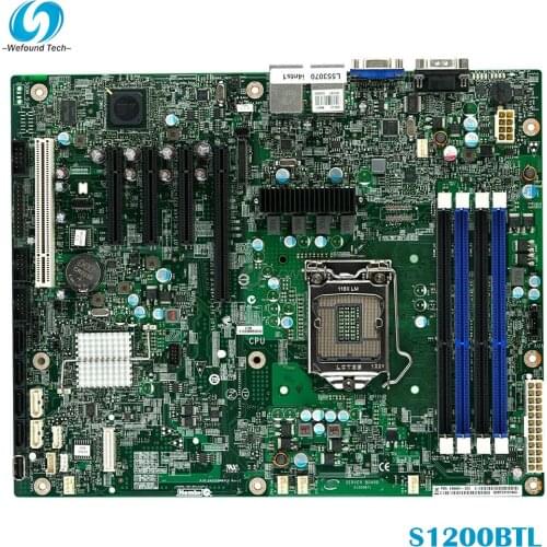 100% Working server Motherboard for S1200BTL ECC C216 1155 Fully Tested