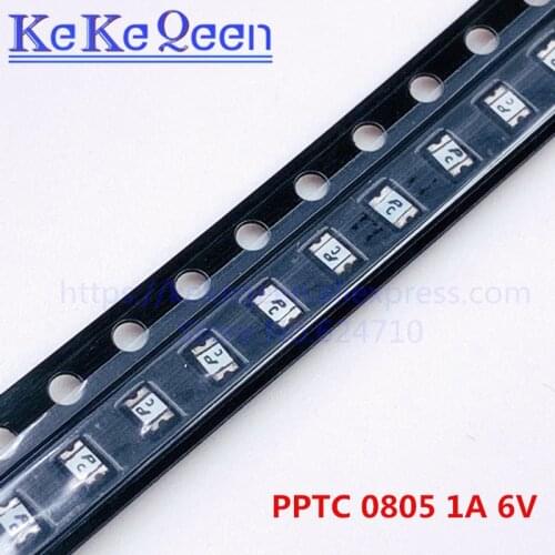 100PCS PTC FUSE 0805 1A 1000mA 6V SMD0805P100TF PSMD110 SMT SMD PPTC Resettable Fuses
