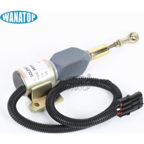 12V Diesel Shutdown Shut Off Solenoid 3935429 3935431 3939702 For Cummins 6BT 5.9