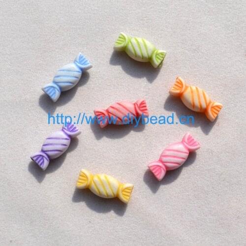 200 pieces/lot DIY Jewelry Accessory Antique Acrylic Beads 14*9MM Mix Color Cartoon sugar children jewelry handcrafts