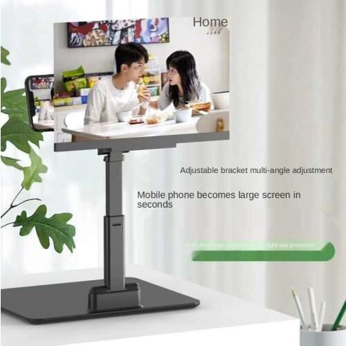 3X 4X Mobile Phone Screen Magnifying Glass Folding Lift Type Multi-angle Adjustment Mobile Phone Amplifier