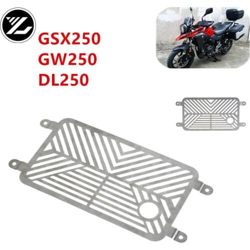 Motorcycle Accessories Radiator Grille Guard Cover Protection Water Net for V-STrom 250 GSX250R DL250 GW250 GW250F GW250S