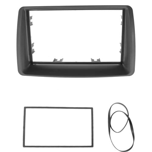 Double Din Car Radio Fascia for 2003-2012 FIAT PANDA Autostereo Adapter Installation Trim Kit Frame Panel