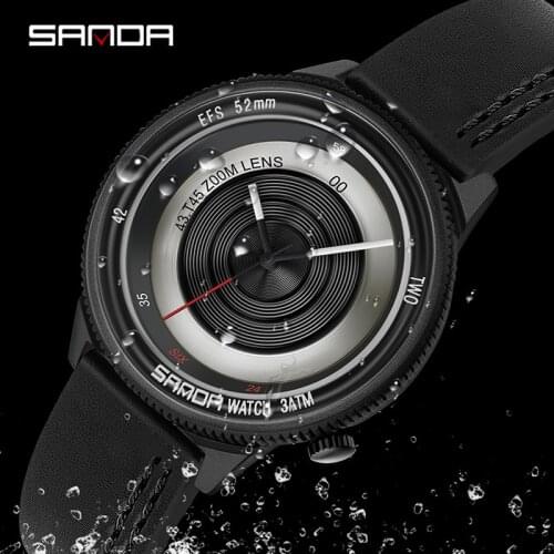 Sanda brand new watch mens fashion trend belt quartz watch orologio uomo mens watch часымуржскиенаручныеreloj deportivo hombr