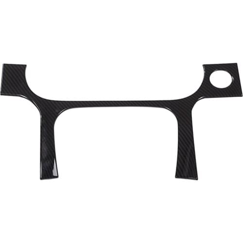 Car ABS Carbon Fiber Dashboard Decoration Frame Cover Trim for Land Rover Discovery Sport 2015-2019