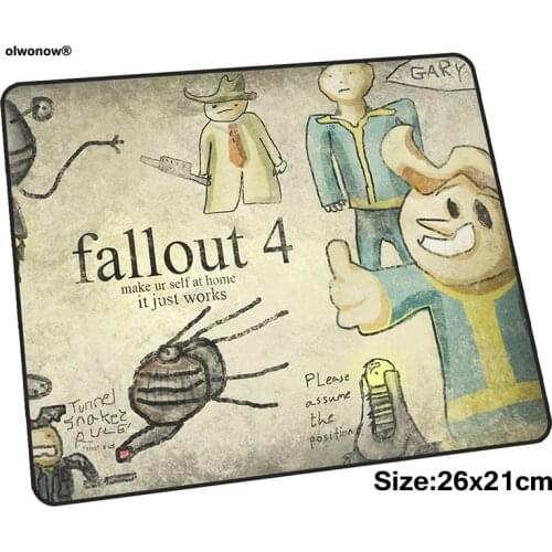 Falloutd mousepad 26x21cm gaming mouse pad big gamer mat hot sales game computer desk padmouse keyboard High-end play mats