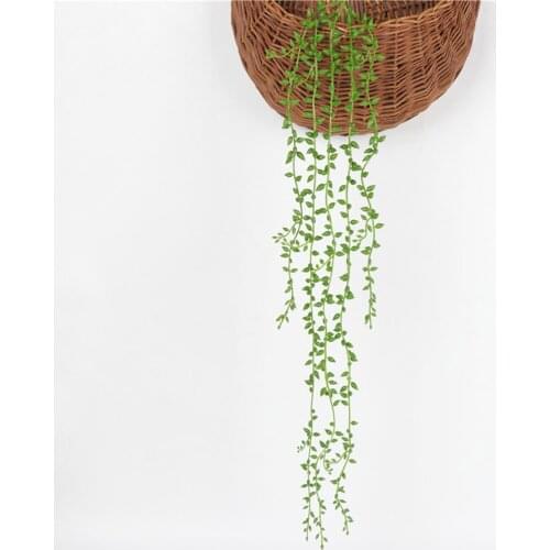 Simulation Green Succulent Plants Artificial Hanging String of Pearls Add Some Special to Your Home