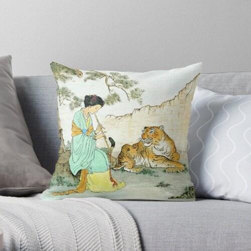 Beauty and Beast Throw Pillow Cushion Cover Polyester throw pillows case on sofa home living room car seat decor 45x45cm