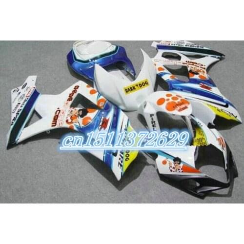 Hot sales GSX - R1000 K7 GSX R1000 movement fairing kit (K7 07 - red and black color sport bike cheap motorcycle