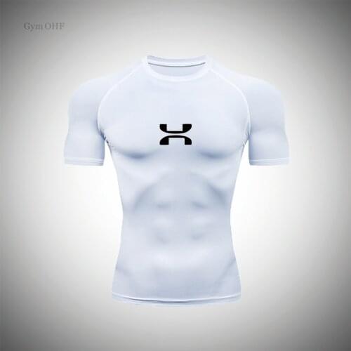 Mens Sports T-Shirt Gym Fitness T-Shirt Football Training Clothes Sportswear Jogging Mens Sports T-Shirt Running Sports T-Shir