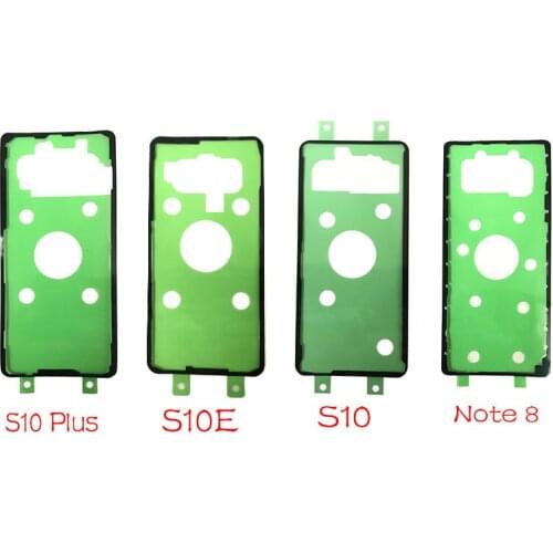 2pcs For Samsung Galaxy S8 S9 S10 S20 Plus S10e S7 S7 Edge Note 5 8 9 S20 Ultra Back Battery Sticker Adhesive Tape Glue