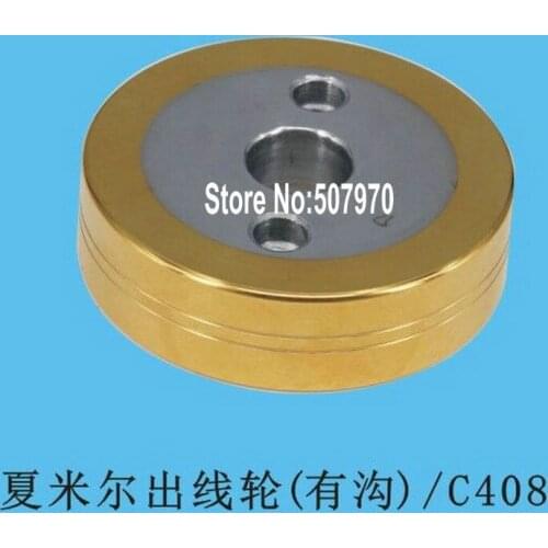 Charmilles Lower Titanium Pinch Roller C408 with 2 Groove for Charmilles Low Speed Machine