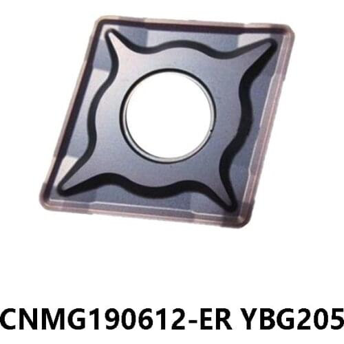 Original CNMG190612-ER YBG205 CNMG 190612 CNMG19 Carbide Inserts Turning Tools Lathe Cutter processing Stainless Steel