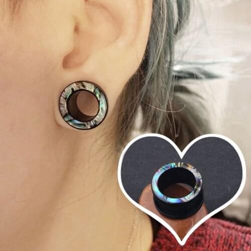 2PCS Ear Piercing Earrings Rings Ear Plugs Tunnels Ear Expansions Ear Reamer Ear Dilations Acrylic Ear Stretches Body Jewelery